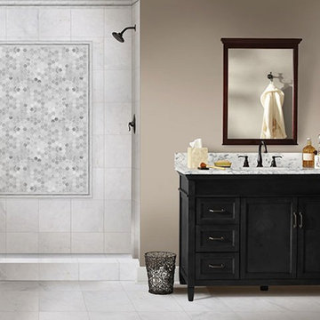 Granite Vanity and Bath