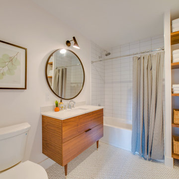 Granny House - Mid Century Inspired Guest Bath