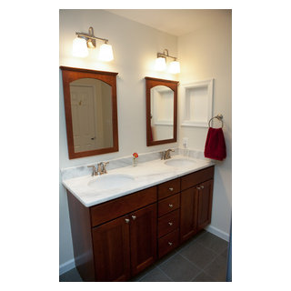 Gray Hall and Master Bathroom - Bathroom - DC Metro - by JR Home ...