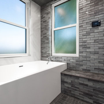 Gray Modern Bathroom