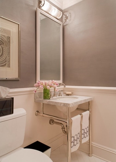 Transitional Bathroom by Tiffany Eastman Interiors, LLC