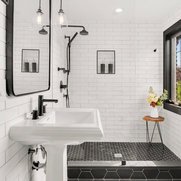 75 Subway Tile Bathroom Ideas You Ll, Subway Tile For Shower Ideas