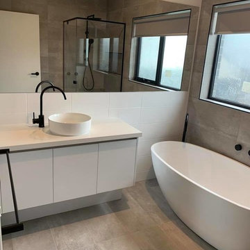 Grey & White Bathroom