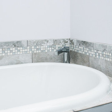 Grey Contemporary Bathroom Tile