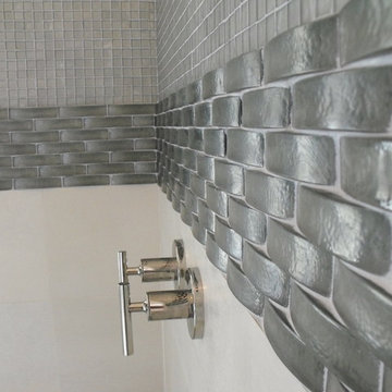 Grey Glass Bathroom
