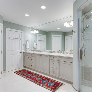 Grey Master Bathroom Design | Reico Kitchen & Bath
