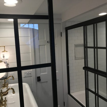 Grid Style Shower & Room Divider