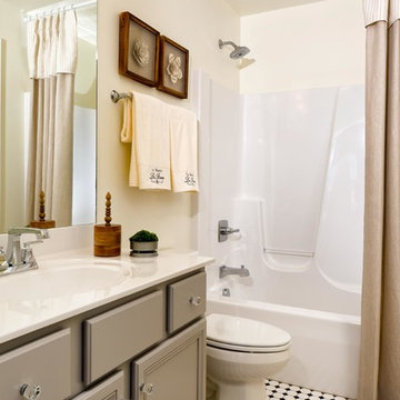 Guest Bath - Townhome Model 2017 - Mike Ford Homes
