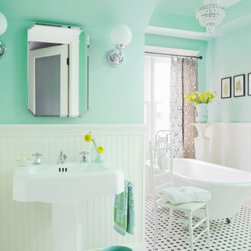 Guest bath vintage inspired