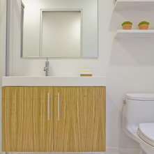 Modern Bathroom by ZeroEnergy Design