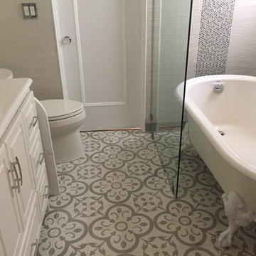 Guest Bathroom, Mediterranean-style Home, Southern California