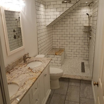 Guest bathroom to Glamour Guest Bath