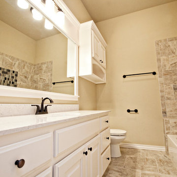 Guest Bathroom with Italian Marble Countertops