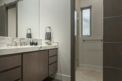 Bathroom - modern bathroom idea in Austin