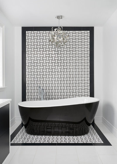 Fusion Bathroom by Jodie Rosen Design