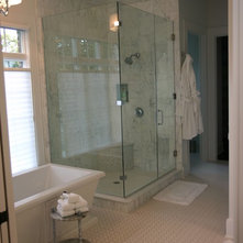 Traditional Bathroom by Cornerstone Interiors