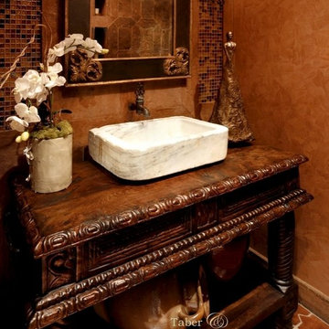 Hand Carved Bathroom Vanity