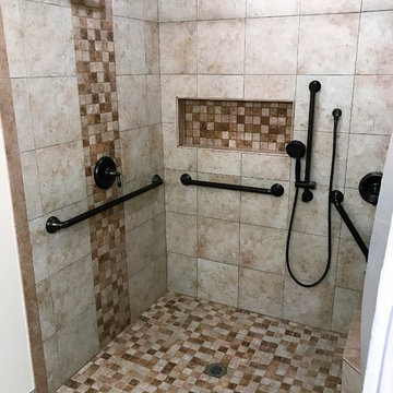 Handicap accessible Shower