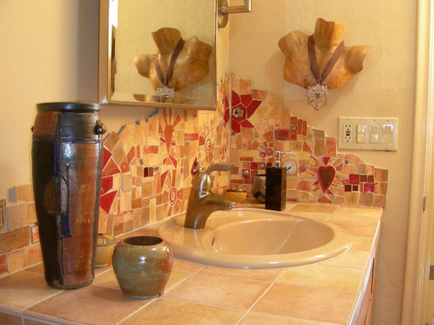 Eclectic Bathroom by Vickie Morrow