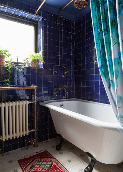 Eclectic Bathroom by Emilie Fournet Interiors