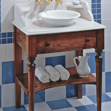Herbeau Bonne Maman Bathroom Cabinet  with White Vessel Bowl
