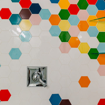 Hexagon shower