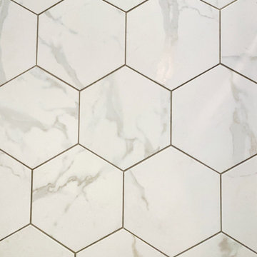 Hexagon Tile Bathroom - Mt. Lebanon