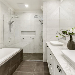 This is an example of a transitional bathroom in Other.