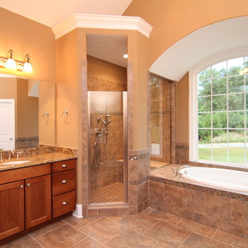 His and her master bath
