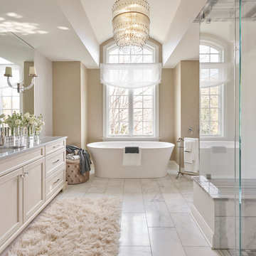 His & Hers Adjoining Master Bathroom