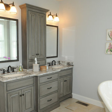 His & Hers Sinks with Granite Counter Tops