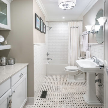 Historic Cottage Addition - White Bath