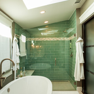 Green Glass Tile Houzz