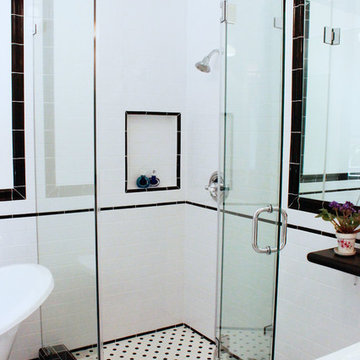 Hollywood Hills, Art Deco bathroom