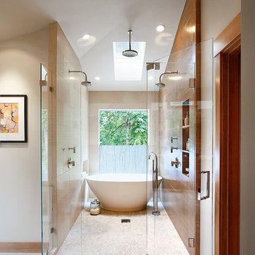 Home in the Woods, Master Bath, Spa