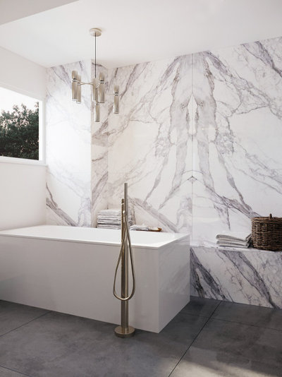 Modern Bathroom by HomeTech Construction & Design