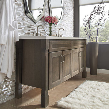 Homecrest Cabinetry: Shaker Style Bathroom Cabinets