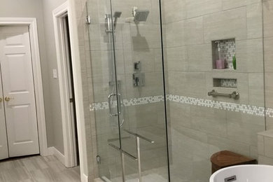 ヒューストンにあるおしゃれな浴室の写真