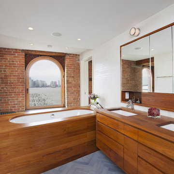 Hudson River Duplex Master Bath
