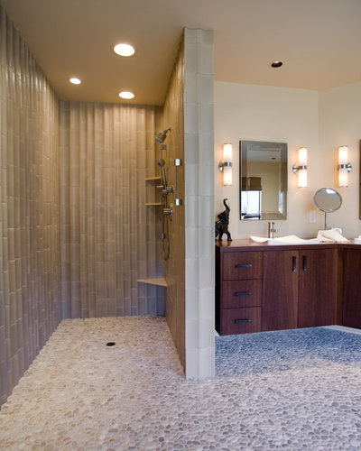 Transitional Bathroom by Kaufman Homes, Inc.