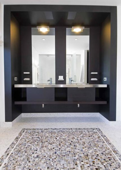Modern Bathroom by Hughes Construction, Inc