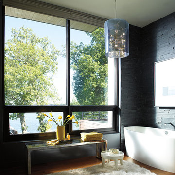 Hunter Douglas Alustra® Woven Textures® Roller Shades and Roman Shades