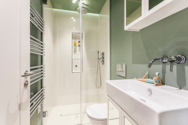 Contemporary Bathroom by Aflux Designs