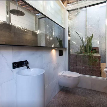 Imperial White Stone Bathroom