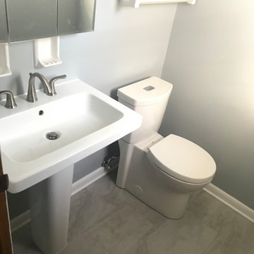 Indianapolis, IN Simple Bathroom Remodel - Before & After