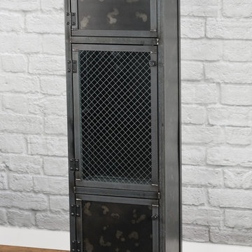 Industrial Apothecary Cabinet, Modern Retail Display
