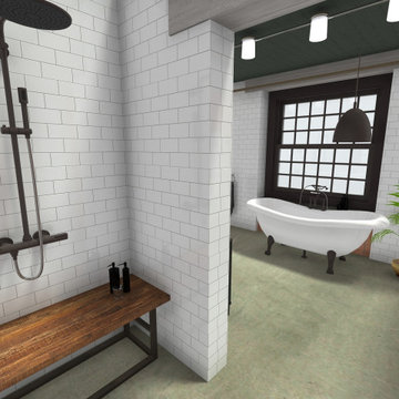 Industrial Bathroom Style