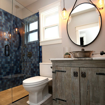 Industrial Bathroom with Personality