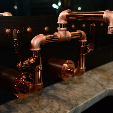 Industrial Copper Bathroom