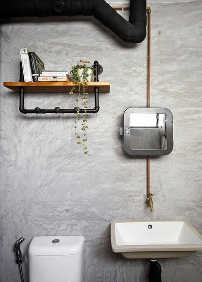 Industrial Bathroom by Hue Concept